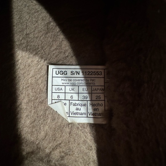 UGG Dark Brown Platform Tasmans “Tazz” | Size 8 - Picture 6 of 7